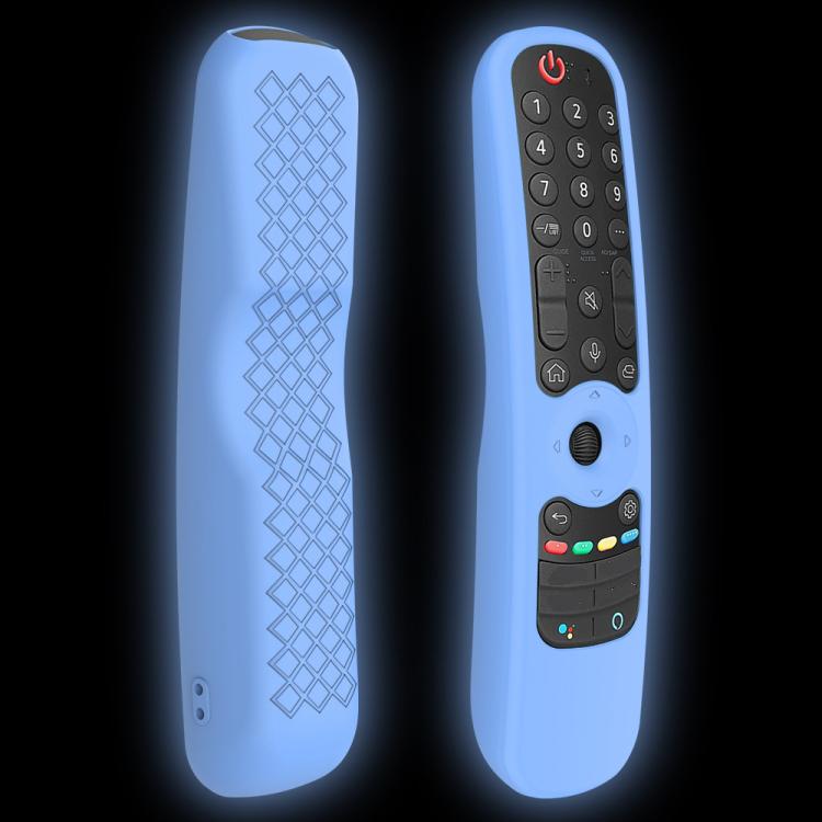 Coque en silicone pour télécommande TV LG AN-MR21GC / AN-MR21N / AN-MR21GA, GS0020 noir, GS0020 blanc, GS0020 bleu lumineux, GS0020 vert lumineux