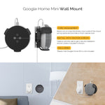 Support mural AhaStyle PT62 pour enceinte intelligente, pour Google Home Mini Noir, pour Google Home Mini Blanc, pour Amazon Echo Dot 3 Noir, pour Amazon Echo Dot 3 Blanc