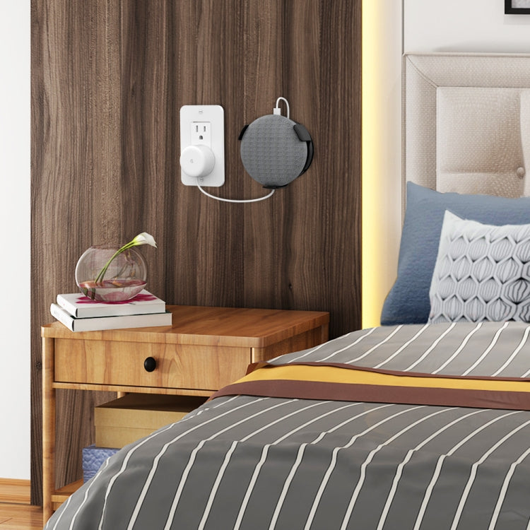 Support mural AhaStyle PT62 pour enceinte intelligente, pour Google Home Mini Noir, pour Google Home Mini Blanc, pour Amazon Echo Dot 3 Noir, pour Amazon Echo Dot 3 Blanc