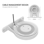Support mural de rangement AhaStyle DD96, pour Amazon Echo Dot 3/4, pour Google Wifi, pour Apple HomePod Mini