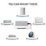 Support mural de rangement AhaStyle DD96, pour Amazon Echo Dot 3/4, pour Google Wifi, pour Apple HomePod Mini