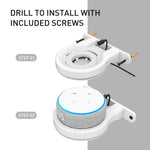 Support mural de rangement AhaStyle DD96, pour Amazon Echo Dot 3/4, pour Google Wifi, pour Apple HomePod Mini