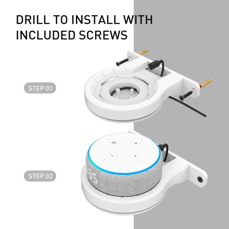 Support mural de rangement AhaStyle DD96, pour Amazon Echo Dot 3/4, pour Google Wifi, pour Apple HomePod Mini
