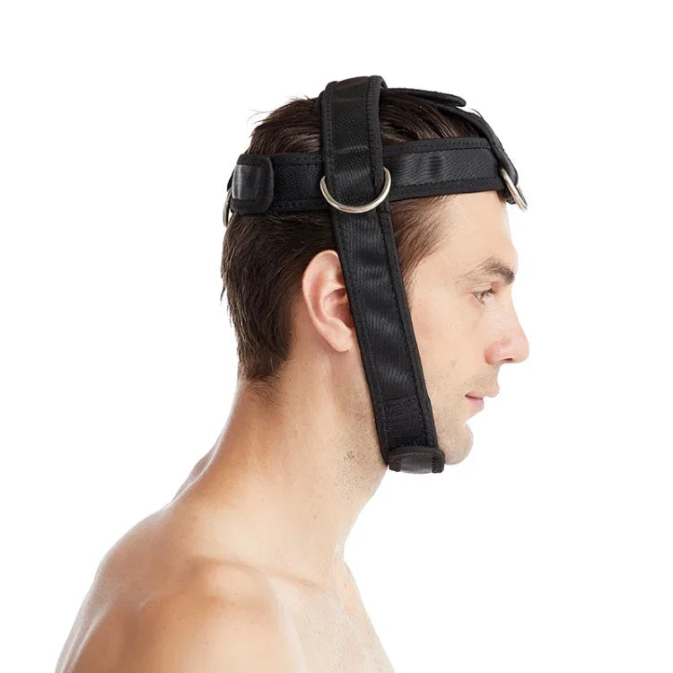 Ceinture d'entraînement du cou MK119 Entraîneur de force pour tête, cou et épaules, Casque d'entraînement du cou