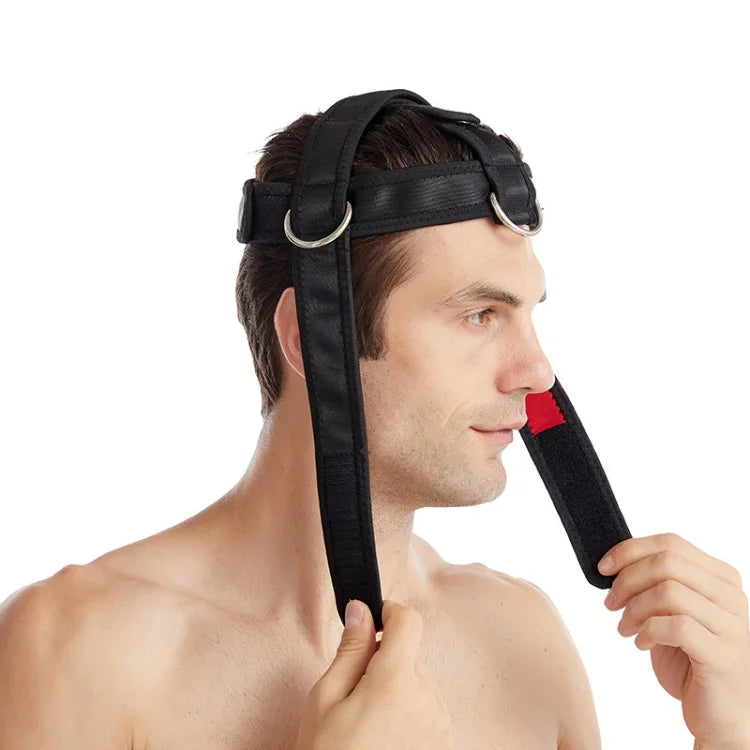 Ceinture d'entraînement du cou MK119 Entraîneur de force pour tête, cou et épaules, Casque d'entraînement du cou