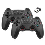 KM-029   2.4G One for Two Doubles Wireless Controller Support PC / Linux / Android / TVbox, KM-029 (Cangling Green), KM-029 (Vitality Orange), KM-029 (Rose Pink), KM-029 (Lemon Yellow), KM-029 (Mountain Blue), KM-029 (Battle Gray), KM-029 (Elegant Silv...