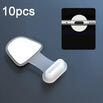 Cache-prise anti-poussière autocollant de port de charge de téléphone portable en silicone 10pcs, anti-perte, 8 broches, USB-C/Type-C