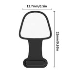 Cache-prise anti-poussière autocollant de port de charge de téléphone portable en silicone 10pcs, anti-perte, 8 broches, USB-C/Type-C