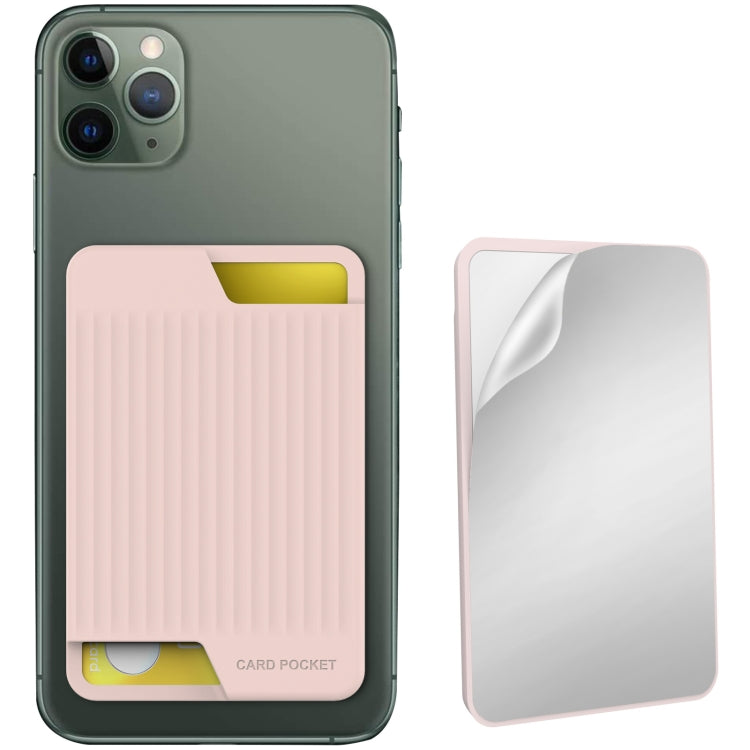 AhaStyle PT169 Étui de rangement en silicone pour cartes de téléphone portable, cartes de bus, cartes bancaires, organiseur pratique, PT169 (Rose), PT169 (Noir), PT169 (Vert), PT169 (Violet)