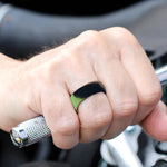SiR013 Bague en silicone courbée pour sports de plein air de 8,7 mm, n°11, n°12, n°13, n°14