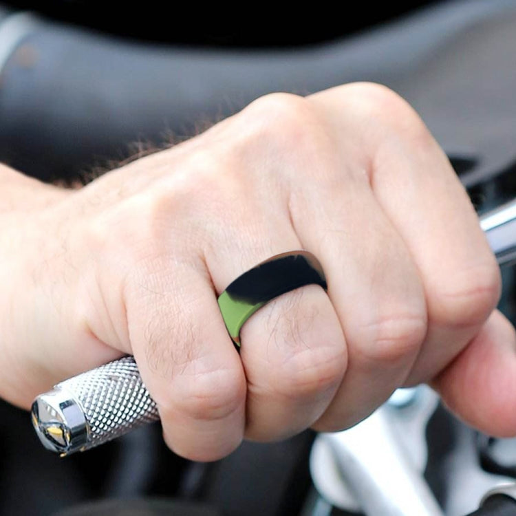 SiR013 Bague en silicone courbée pour sports de plein air de 8,7 mm, n°11, n°12, n°13, n°14