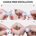 Pour les embouts auriculaires en silicone AhaStyle PT172 pour écouteurs Beats Studio Buds, Style : Embouts x 3 + étui (blanc), Embouts x 3 + étui (rouge), Embouts x 3 + étui (noir), Embouts (blanc), Embouts (noir), Embouts (rouge)