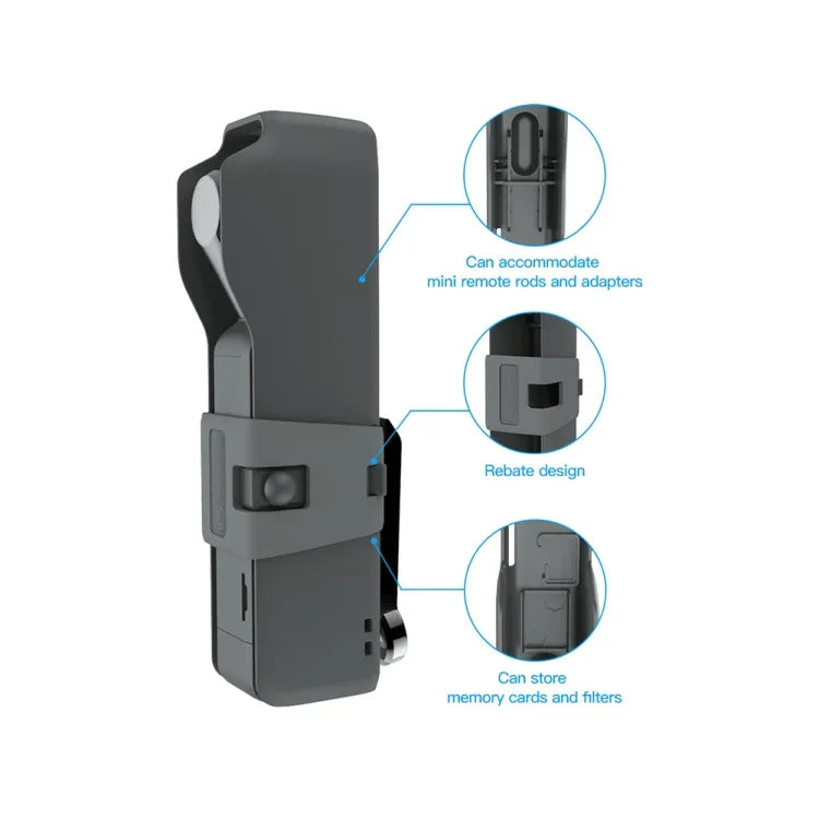 Étui de transport RCSTQ avec dragonne pour DJI OSMO Pocket 2
