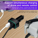 Chargeur de voiture 2 en 1 RCSTQ 100W pour DJI Mavic 3/Mini 2