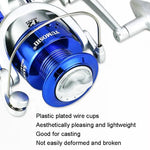 Moulinet de pêche YUMOSHI SA Series à tête en plastique, SA1000, SA2000, SA3000, SA4000, SA5000, SA6000, SA7000