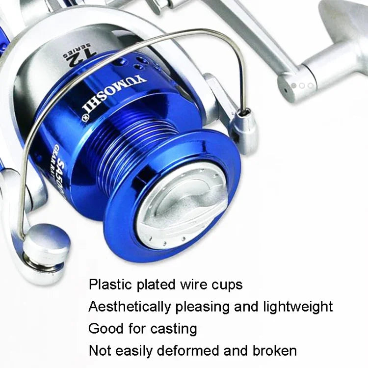 Moulinet de pêche YUMOSHI SA Series à tête en plastique, SA1000, SA2000, SA3000, SA4000, SA5000, SA6000, SA7000