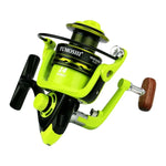 Moulinet de pêche à fil métallique, YUMOSHI OE2000 (vert), YUMOSHI OE3000 (vert), YUMOSHI OE4000 (vert), YUMOSHI OE5000 (vert), YUMOSHI OE6000 (vert), YUMOSHI OE7000 (vert)