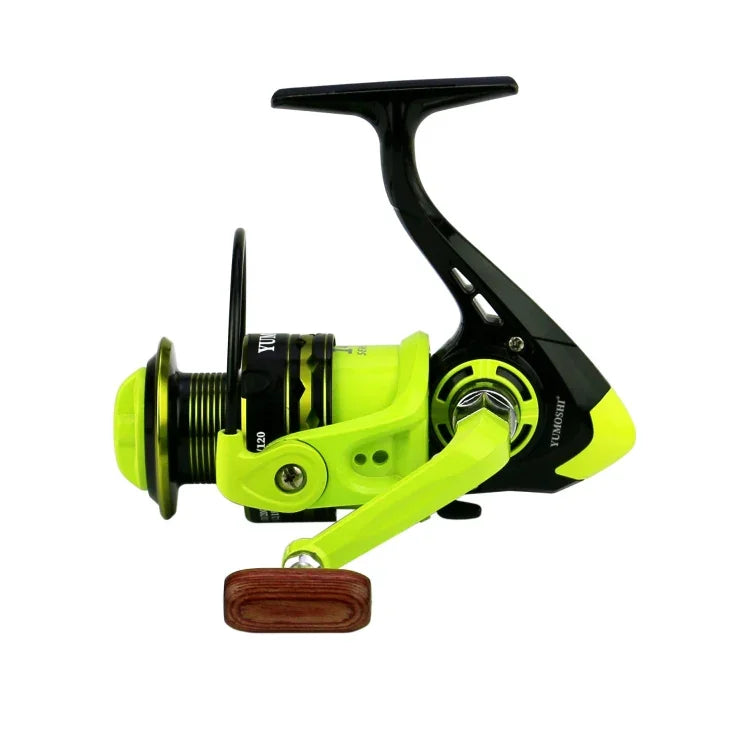Moulinet de pêche à fil métallique, YUMOSHI OE2000 (vert), YUMOSHI OE3000 (vert), YUMOSHI OE4000 (vert), YUMOSHI OE5000 (vert), YUMOSHI OE6000 (vert), YUMOSHI OE7000 (vert)