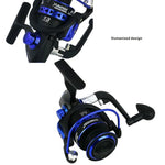 Moulinet de pêche Spinning avec bobine en métal robuste et haute vitesse pour la pêche en mer, YUMOSHI BK1000, YUMOSHI BK2000, YUMOSHI BK3000, YUMOSHI BK4000, YUMOSHI BK5000, YUMOSHI BK6000, YUMOSHI BK7000