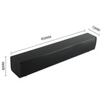 Haut-parleur Bluetooth de bureau BT809S pour jeux, connexion USB intelligente, audio avec lumière ambiante