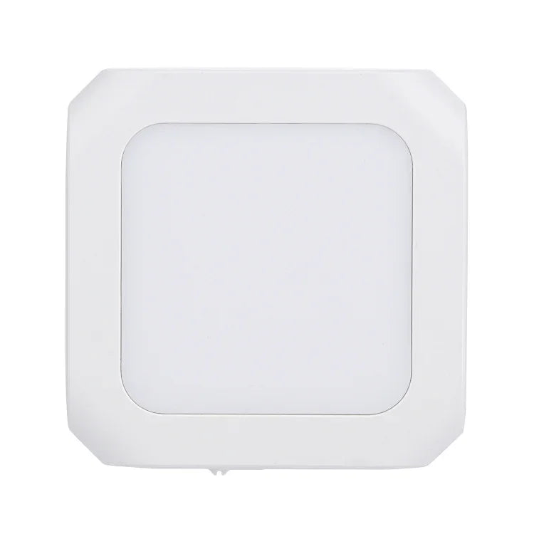 Veilleuse à Induction à Intensité Variable en Continu Plaque de Guidage de Lumière Carrée Veilleuse pour Bébé, 0.6W
