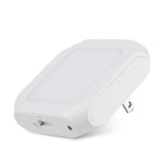Veilleuse à Induction à Intensité Variable en Continu Plaque de Guidage de Lumière Carrée Veilleuse pour Bébé, 0.6W