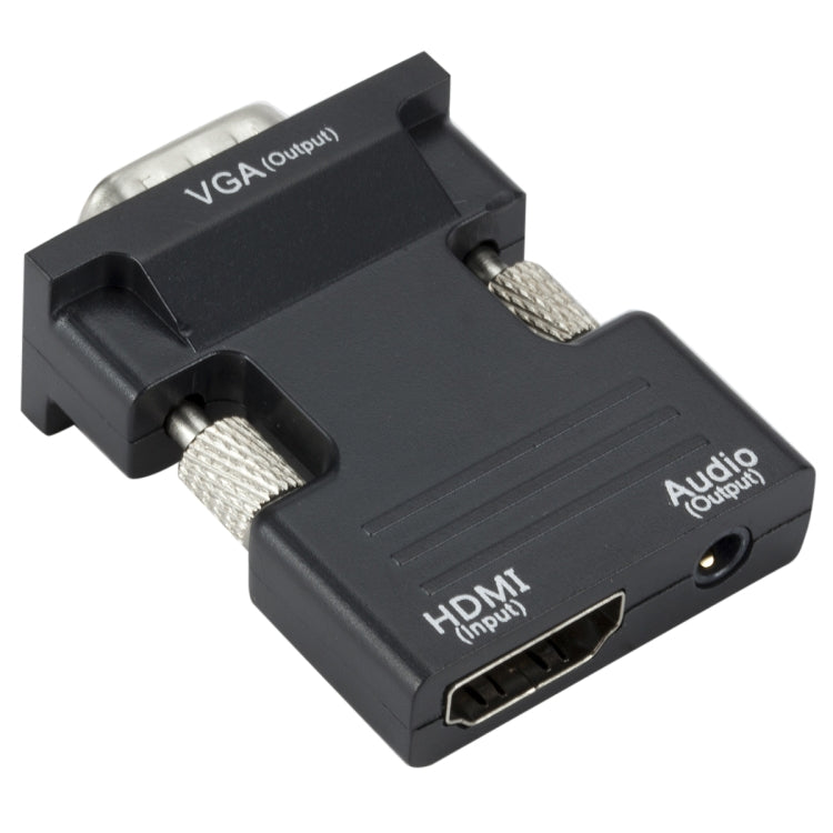 Adaptateur HDMI pour projecteur avec câble audio, convertisseur HD ordinateur, HDMI vers VGA, VGA vers HDMI