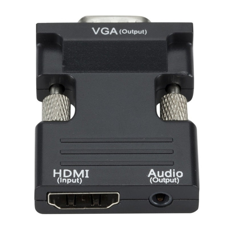 Adaptateur HDMI pour projecteur avec câble audio, convertisseur HD ordinateur, HDMI vers VGA, VGA vers HDMI