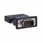 Adaptateur HDMI pour projecteur avec câble audio, convertisseur HD ordinateur, HDMI vers VGA, VGA vers HDMI