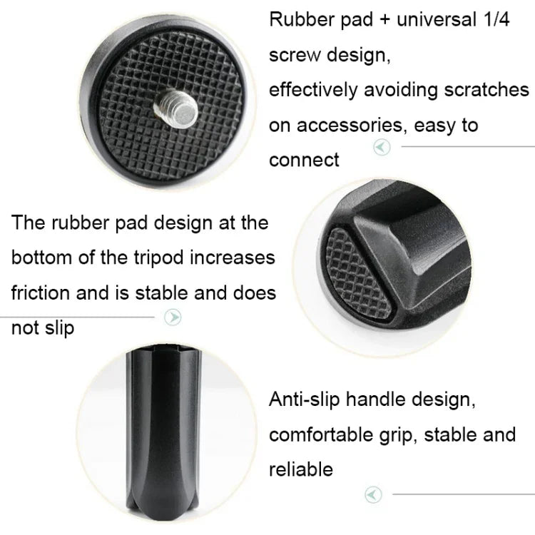 RCGEEK pour DJI OSMO Pocket 2 Mini trépied universel PTZ Accessoires pour caméra, 1196500 (Noir)