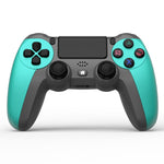 Manette de jeu sans fil Bluetooth 4.0 KM048 pour PS4 avec barre lumineuse, KM048 (Orange Vitalité), KM048 (Rose Vif), KM048 (Jaune Citron), KM048 (Bleu Montagne), KM048 (Gris Bataille), KM048 (Argent Élégant), KM048 (Blanc Élégant), KM048 (Vert Menthe)