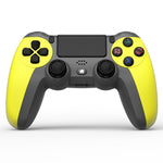 Manette de jeu sans fil Bluetooth 4.0 KM048 pour PS4 avec barre lumineuse, KM048 (Orange Vitalité), KM048 (Rose Vif), KM048 (Jaune Citron), KM048 (Bleu Montagne), KM048 (Gris Bataille), KM048 (Argent Élégant), KM048 (Blanc Élégant), KM048 (Vert Menthe)