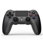 Manette de jeu sans fil Bluetooth 4.0 KM048 pour PS4 avec barre lumineuse, KM048 (Orange Vitalité), KM048 (Rose Vif), KM048 (Jaune Citron), KM048 (Bleu Montagne), KM048 (Gris Bataille), KM048 (Argent Élégant), KM048 (Blanc Élégant), KM048 (Vert Menthe)
