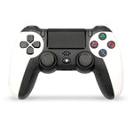 Manette de jeu sans fil Bluetooth 4.0 KM048 pour PS4 avec barre lumineuse, KM048 (Orange Vitalité), KM048 (Rose Vif), KM048 (Jaune Citron), KM048 (Bleu Montagne), KM048 (Gris Bataille), KM048 (Argent Élégant), KM048 (Blanc Élégant), KM048 (Vert Menthe)