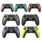 Manette de jeu sans fil Bluetooth 4.0 KM048 pour PS4 avec barre lumineuse, KM048 (Orange Vitalité), KM048 (Rose Vif), KM048 (Jaune Citron), KM048 (Bleu Montagne), KM048 (Gris Bataille), KM048 (Argent Élégant), KM048 (Blanc Élégant), KM048 (Vert Menthe)