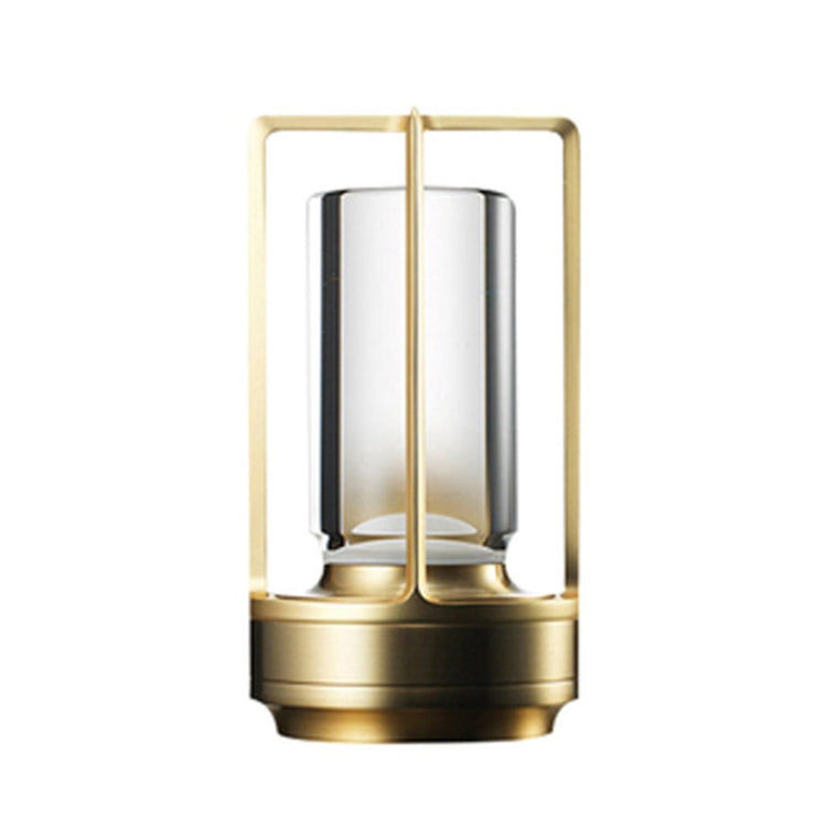 Vintage All Aluminum Cross Table Lamp Hotel Portable Outdoor Camping Touch Night Light, 2000mAh (Bronze), 2600mAh (Bronze), 2000mAh (Silver), 2600mAh (Silver), 2000mAh (Matte Black), 2600mAh (Matte Black)