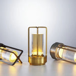 Lampe de table Vintage tout aluminium, portable, pour hôtel ou camping, veilleuse tactile, 2000 mAh (Bronze), 2600 mAh (Bronze), 2000 mAh (Argent), 2600 mAh (Argent), 2000 mAh (Noir mat), 2600 mAh (Noir mat)