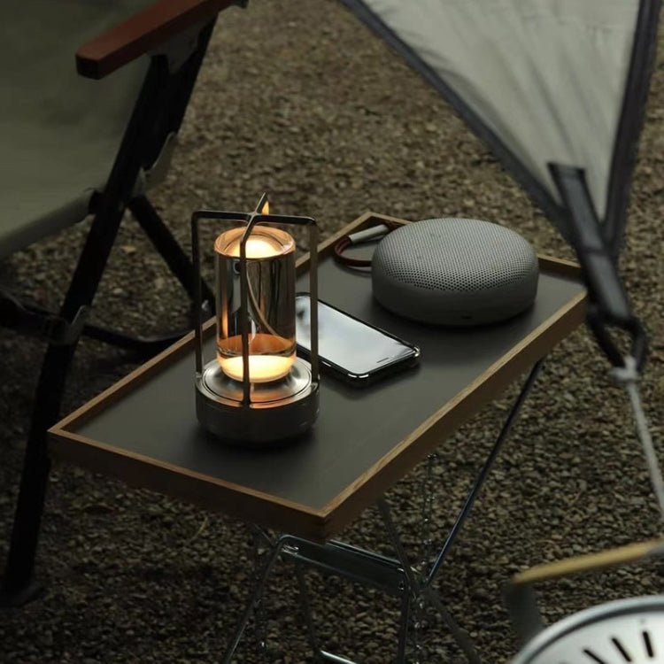 Lampe de table Vintage tout aluminium, portable, pour hôtel ou camping, veilleuse tactile, 2000 mAh (Bronze), 2600 mAh (Bronze), 2000 mAh (Argent), 2600 mAh (Argent), 2000 mAh (Noir mat), 2600 mAh (Noir mat)