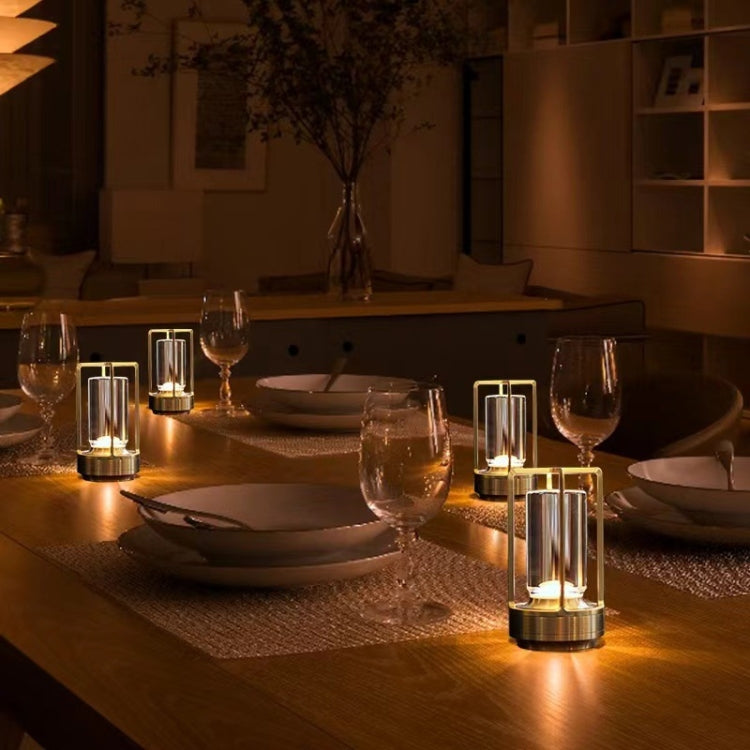 Lampe de table Vintage tout aluminium, portable, pour hôtel ou camping, veilleuse tactile, 2000 mAh (Bronze), 2600 mAh (Bronze), 2000 mAh (Argent), 2600 mAh (Argent), 2000 mAh (Noir mat), 2600 mAh (Noir mat)
