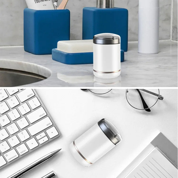 Rasoir électrique mini USB rechargeable SH-588, rasoir de voyage portable pour voiture, SH-588 (Blanc), SH-588 (Gris Noir), SH-588 (Vert)
