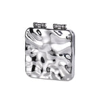 Miroir de maquillage double face mini-électroplaqué de bureau pour femmes, Miroir (Violet), Miroir (Argent), Miroir (Beige)