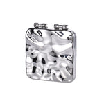 Miroir de maquillage double face mini-électroplaqué de bureau pour femmes, Miroir (Violet), Miroir (Argent), Miroir (Beige)