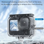 Boîtier étanche TELESIN anti-buée pour plongée sous-marine avec GoPro Hero11 Black / HERO10 Black / HERO9 Black.