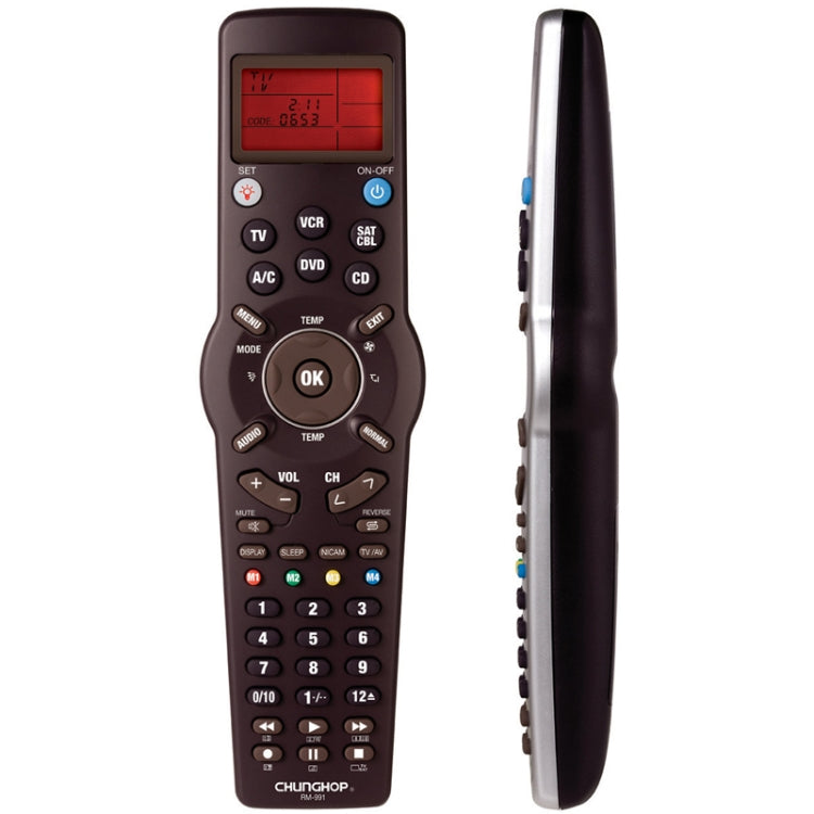 Télécommande universelle d’apprentissage infrarouge 6 en 1 CHUNGHOP RM-991