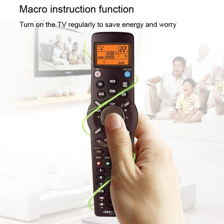 Télécommande universelle d’apprentissage infrarouge 6 en 1 CHUNGHOP RM-991