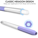 Pour Apple Pencil 2 AhaStyle PT-LC05 Coque de protection translucide en silicone style gelée