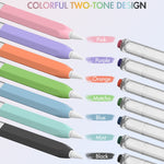 Pour Apple Pencil 2 AhaStyle PT-LC05 Coque de protection translucide en silicone style gelée