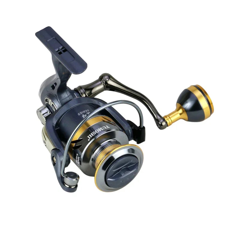 Moulinet de pêche à tambour, basculeur en métal, bobine métallique, YUMOSHI KS2000, YUMOSHI KS3000, YUMOSHI KS4000, YUMOSHI KS5000, YUMOSHI KS6000, YUMOSHI KS7000