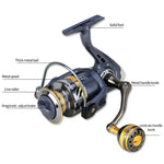 Moulinet de pêche à tambour, basculeur en métal, bobine métallique, YUMOSHI KS2000, YUMOSHI KS3000, YUMOSHI KS4000, YUMOSHI KS5000, YUMOSHI KS6000, YUMOSHI KS7000