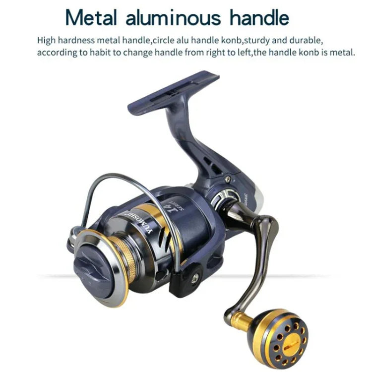 Moulinet de pêche à tambour, basculeur en métal, bobine métallique, YUMOSHI KS2000, YUMOSHI KS3000, YUMOSHI KS4000, YUMOSHI KS5000, YUMOSHI KS6000, YUMOSHI KS7000